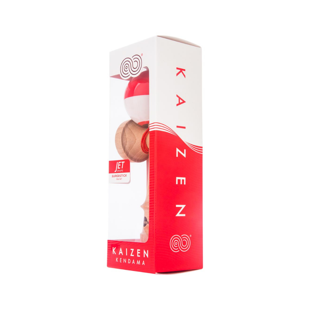 Kaizen Half Split - JET Shape - Red/White