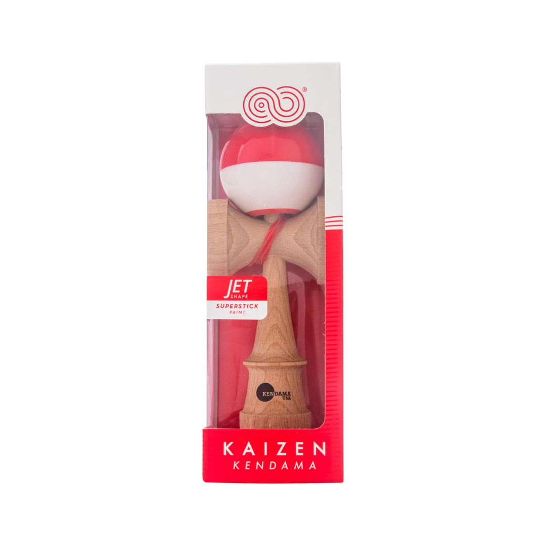 Kaizen Half Split - JET Shape - Red/White