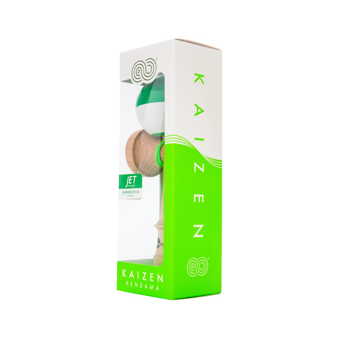 Kaizen Half Split - JET Shape - Green/White