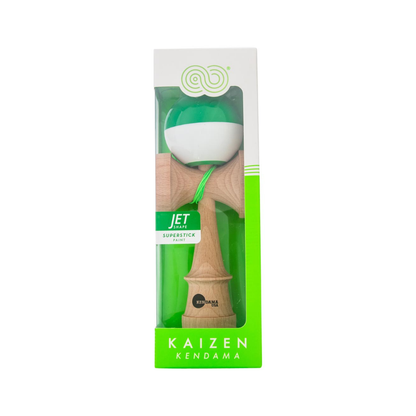Kaizen Half Split - JET Shape - Green/White
